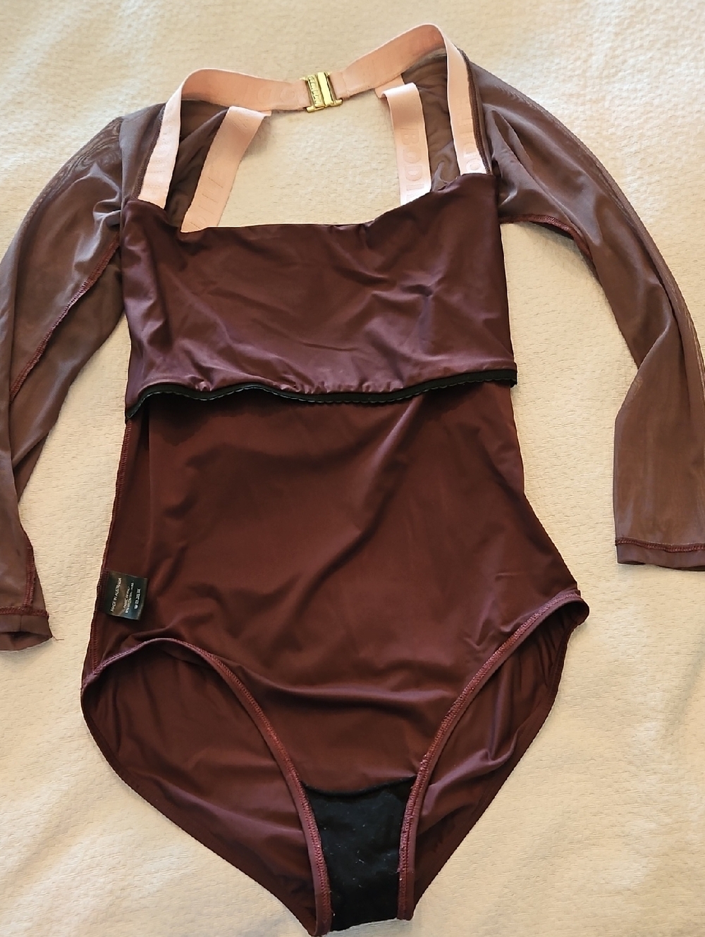 Bodile Saskia Leotard M/L Umber - Picture 5 of 6